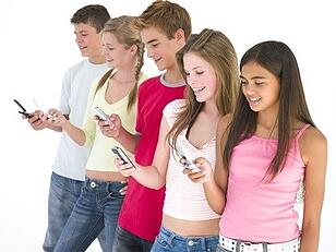 teens texting