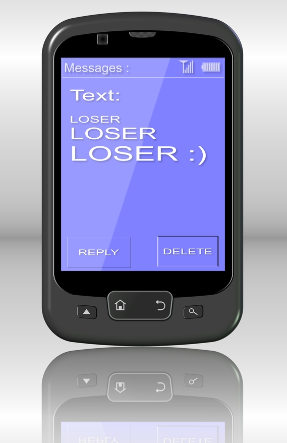 cyber bullying messages on iphone